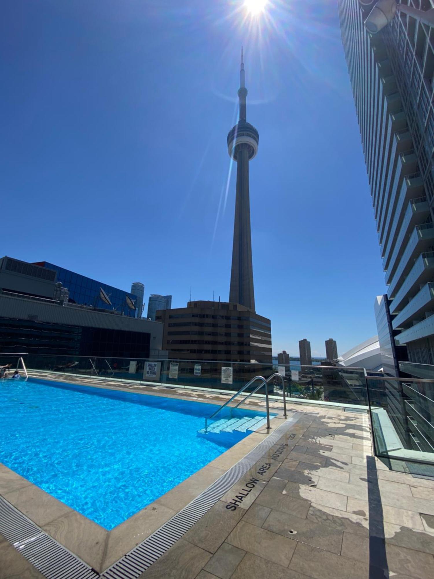 Central Toronto Suite - Free Parking, City Views, Near Cn Tower المظهر الخارجي الصورة